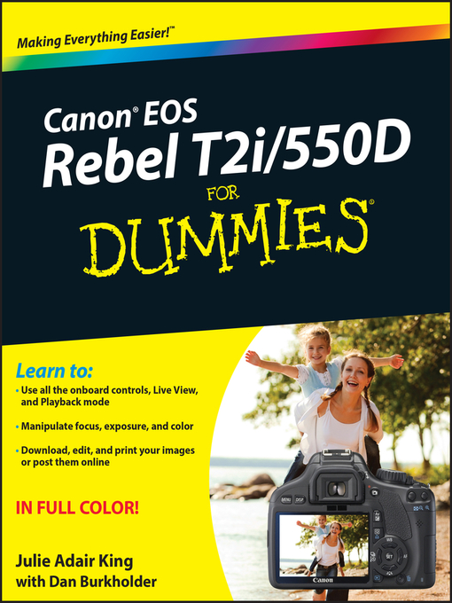 Canon EOS Rebel T2i/550D For Dummies (eBook)